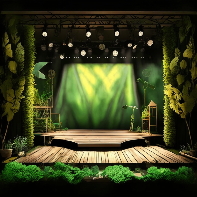 Экособытие: как театры и кинотеатры переходят на экологически чистые сцены и реквизит из вторичных материалов.